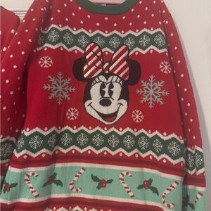 Disney Parks Minnie Mouse Holiday ugly Christmas sweater
